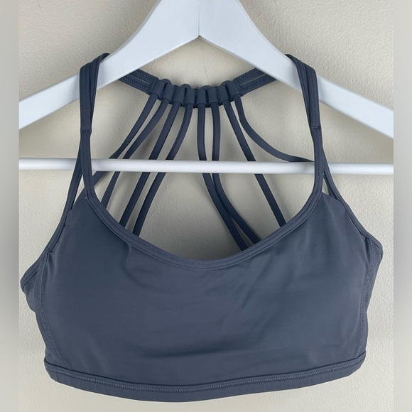 Lululemon Lighten Up Bra GREY with Pads - Picture 2 of 6